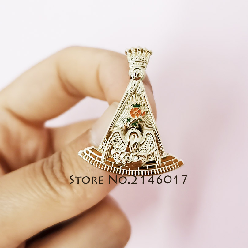 Embroidery Icon - Masonic Swan Lapel Pin 18 Degree
