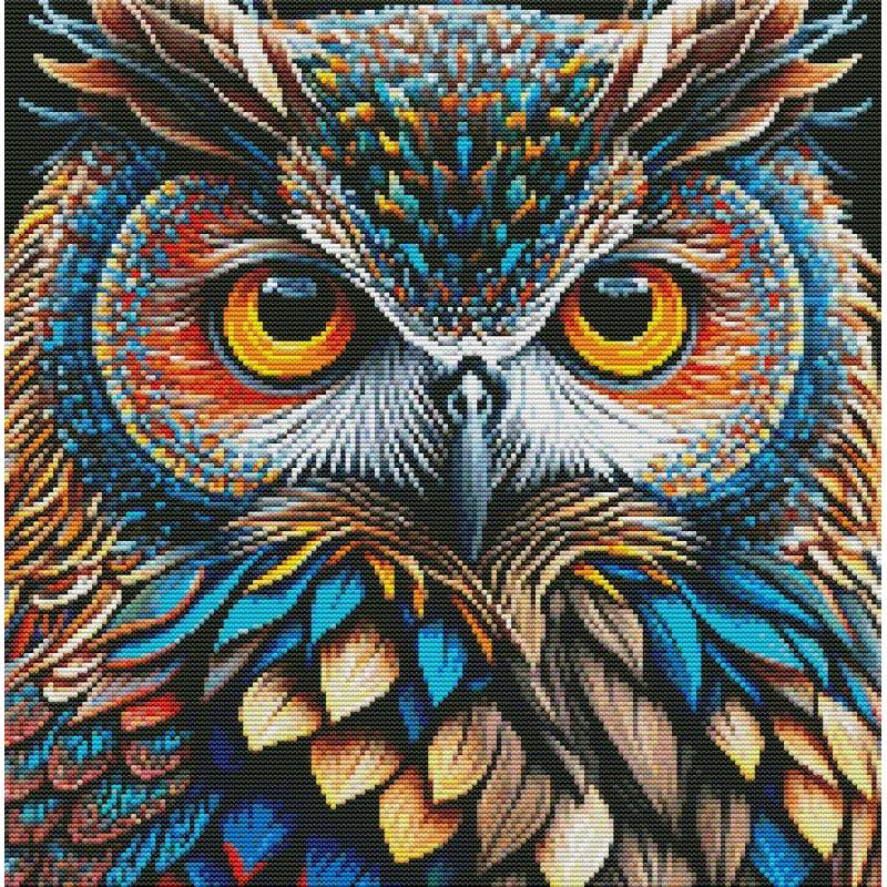 Embroidery X Pattern - Owl DIY Animal Pattern Cross Stitch