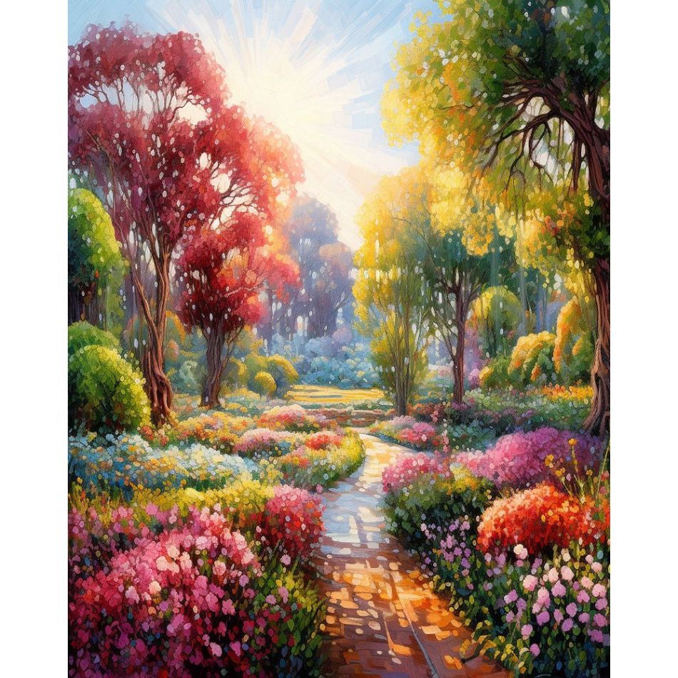 Embroidery Icon - RUOPOTY Forest Diamond Painting Original Gifts