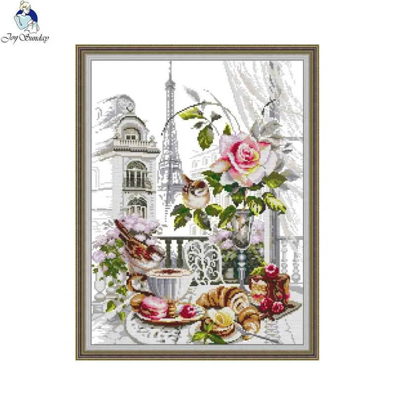 Embroidery X Pattern - Joy Sunday Print Cross Stitch Kit