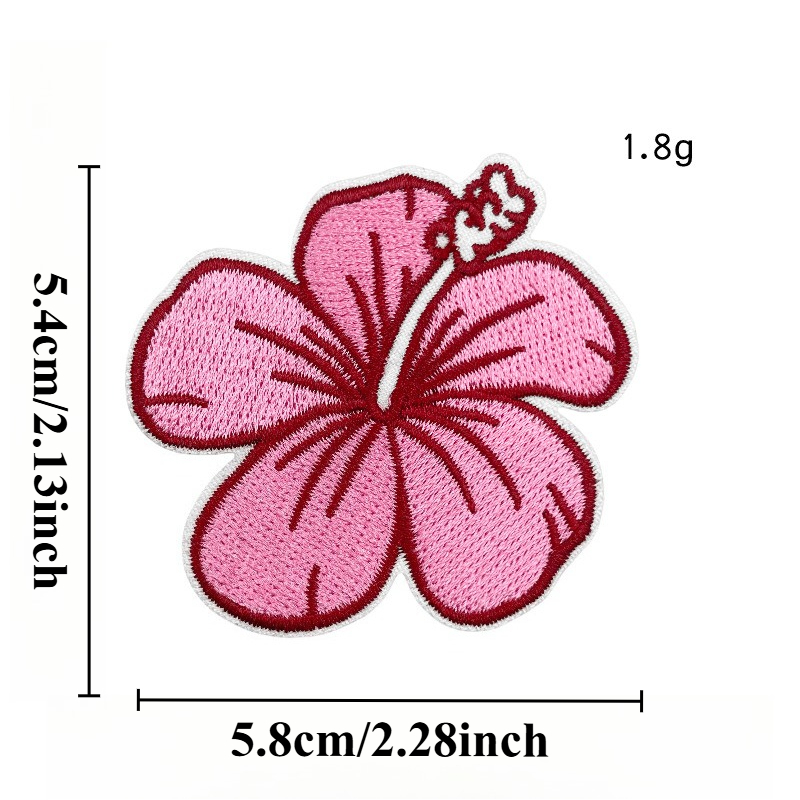 Summer Hot Hawaii Beach Flower - Embroidery Letter M review and price