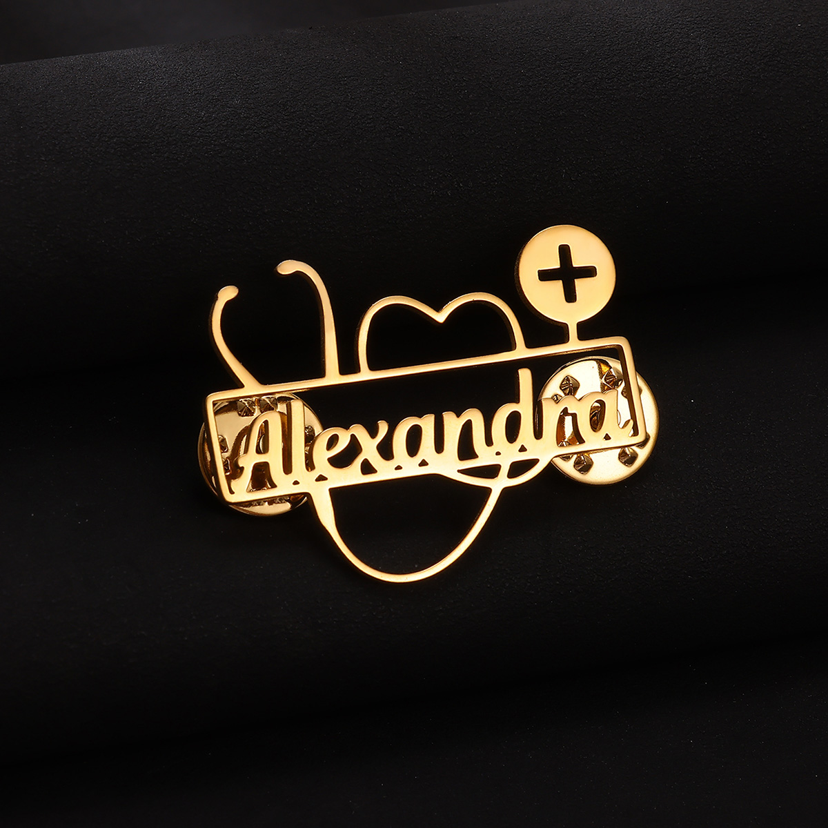 Custom Stethoscope Brooch Pers - Embroidery Icon review and price