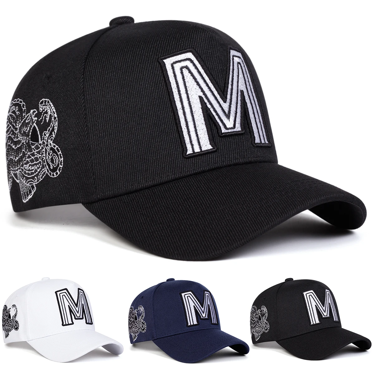 Unisex M Letter Embroidery Bas - Embroidery Letter M review and price