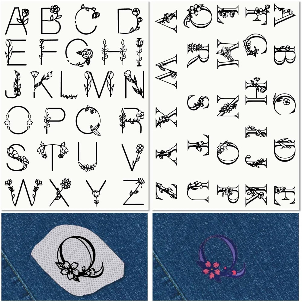 Letter A-Z Water Soluble Embro - Embroidery Kit review and price