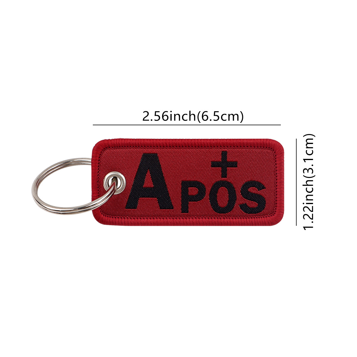 RED Blood Type Embroidery Key  - Embroidery Fonts review and price