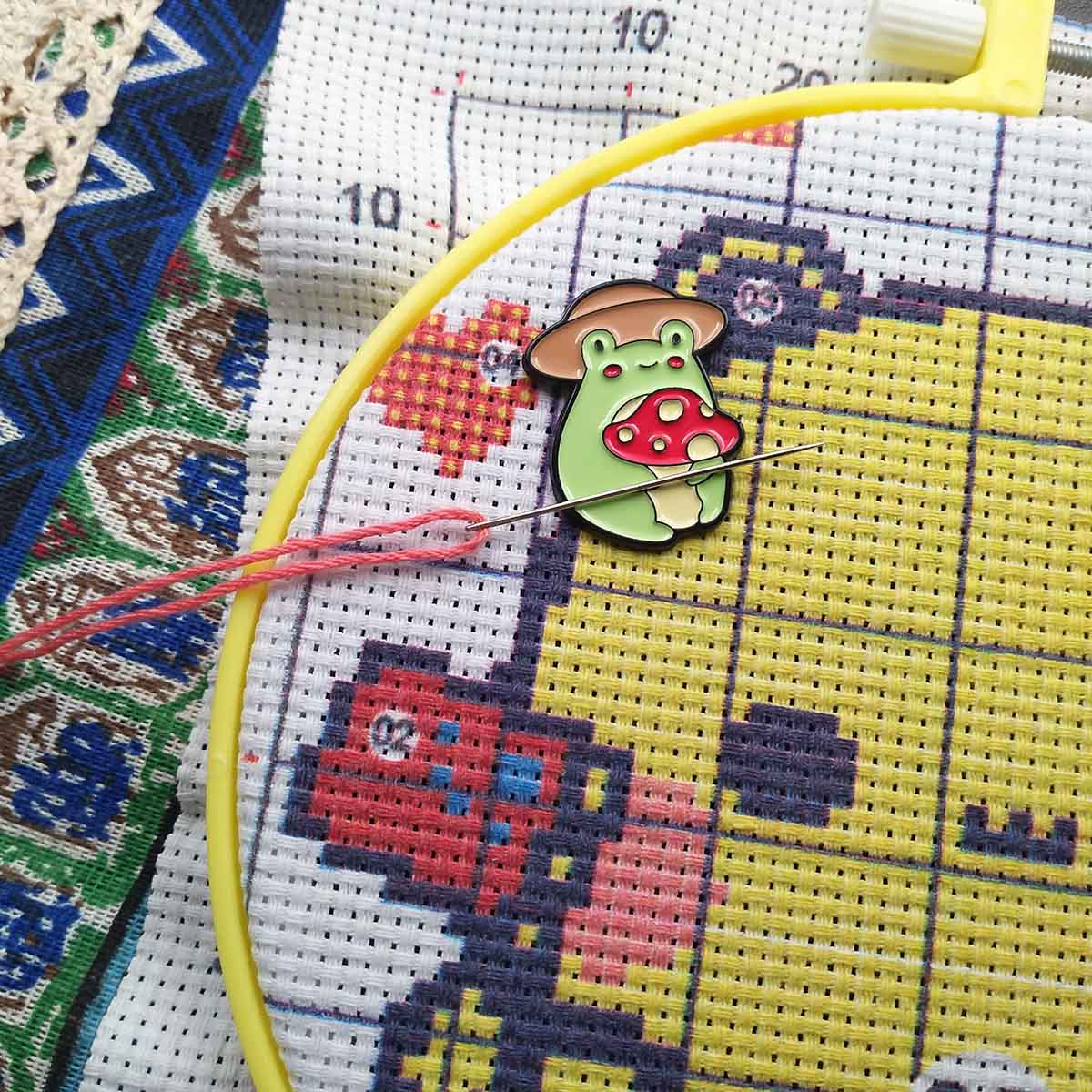 Frog Needle Minder for Embroid - Needle Minder Magnet review and price