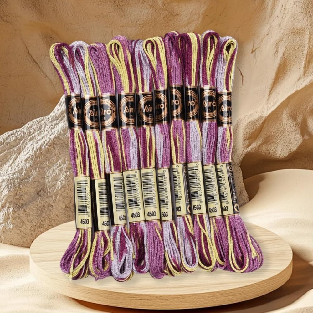 6 Strands Purple Variegated Em - Embroidery Kit review and price