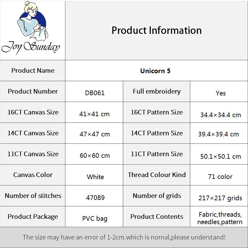 Joy Sunday Animal Pattern Cros - Embroidery X Pattern review and price
