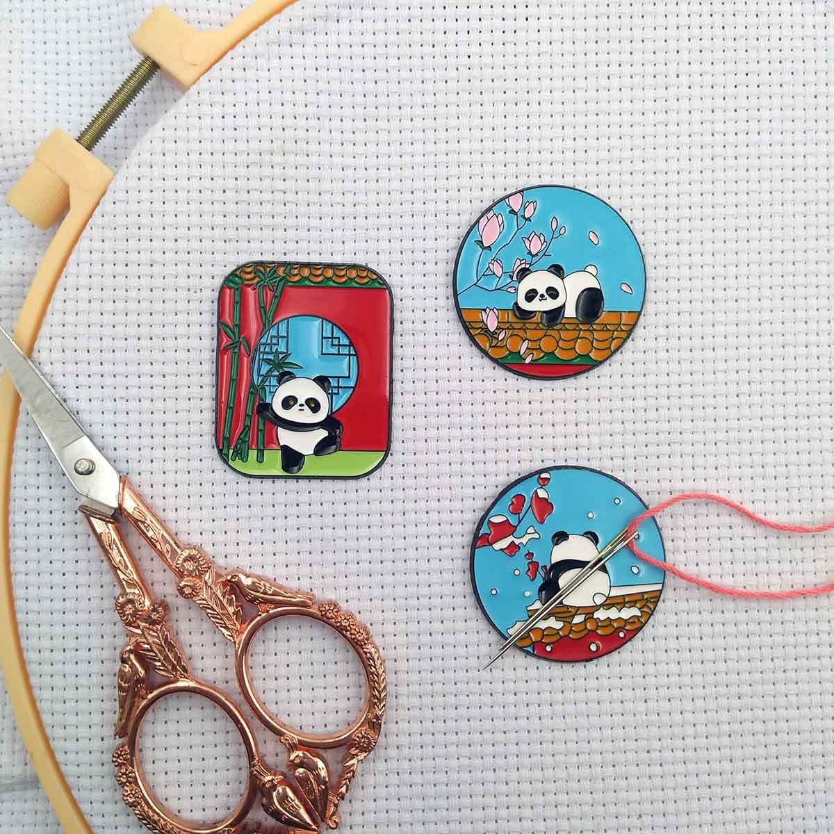 Cute Panda Magnetic Needle Min - Needle Minder Magnet review and price