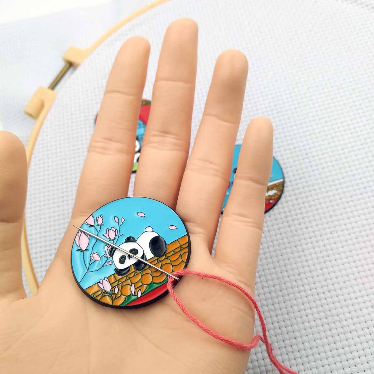 Cute Panda Magnetic Needle Min - Needle Minder Magnet review and price