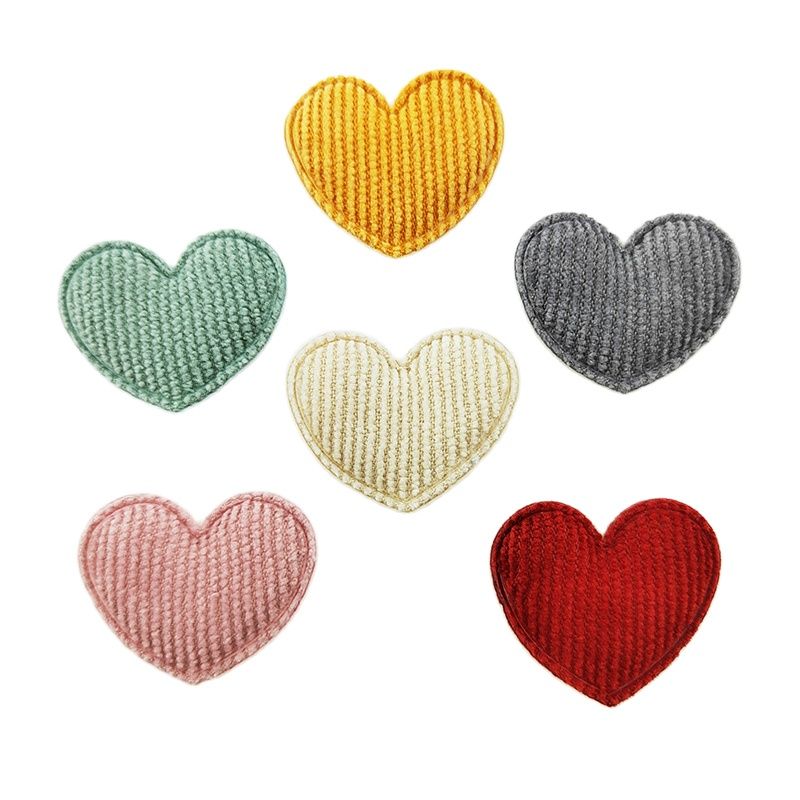 100Pcs/Lot 3.5*3CM  Padded Hea - Embroidery Letter M review and price