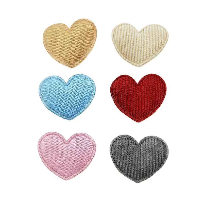 100Pcs/Lot 3.5*3CM  Padded Hea - Embroidery Letter M review and price
