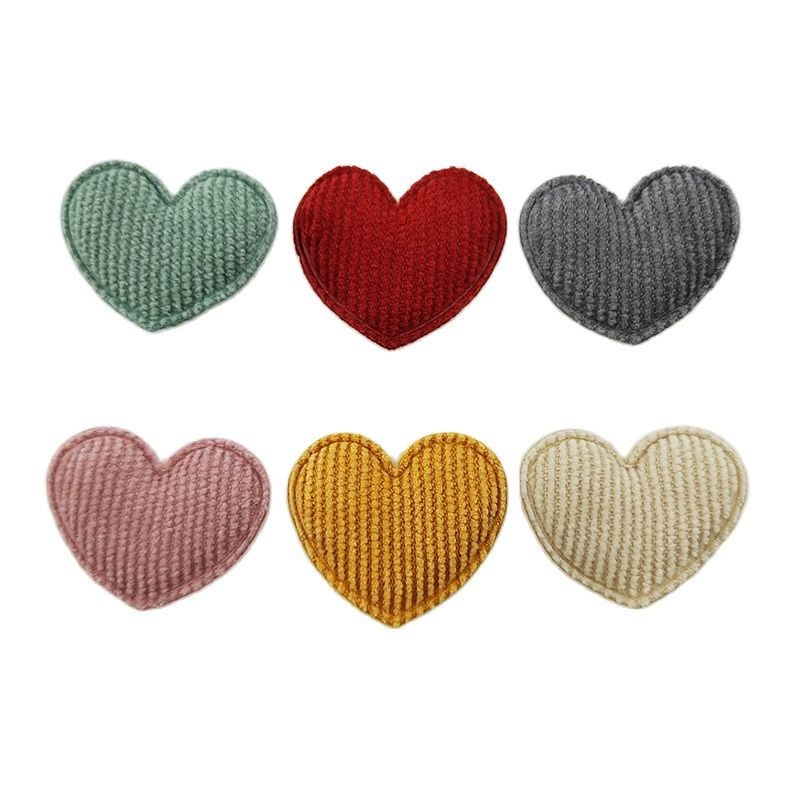 100Pcs/Lot 3.5*3CM  Padded Hea - Embroidery Letter M review and price