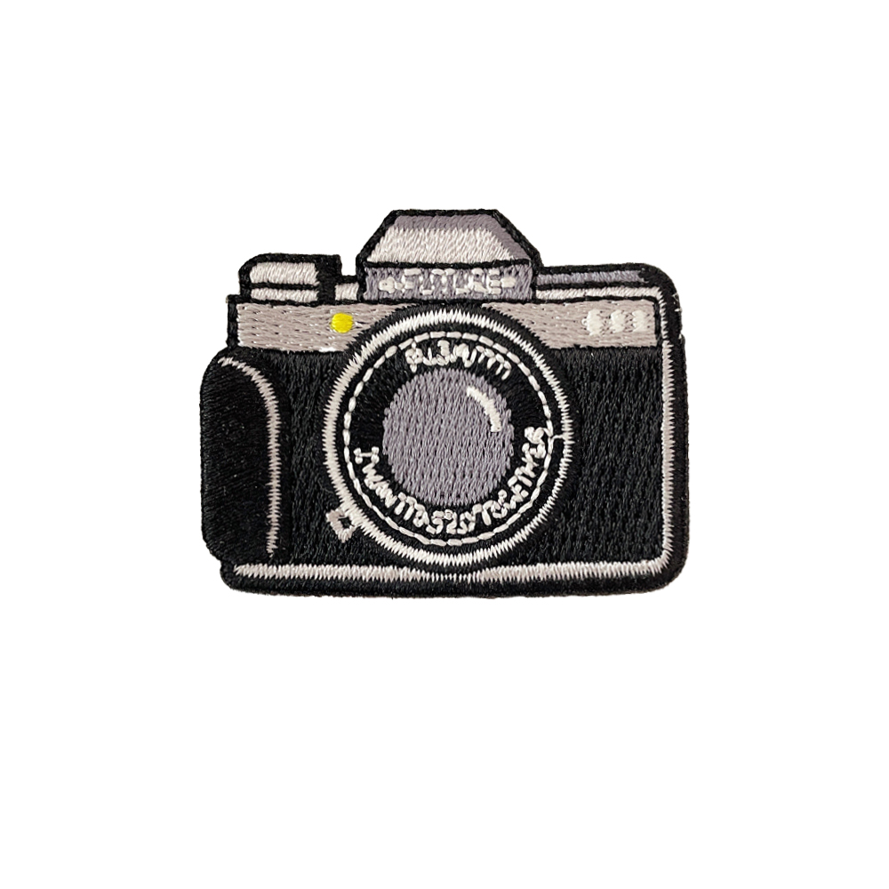 1 Piece Black Camera Embroider - Embroidery Fonts review and price