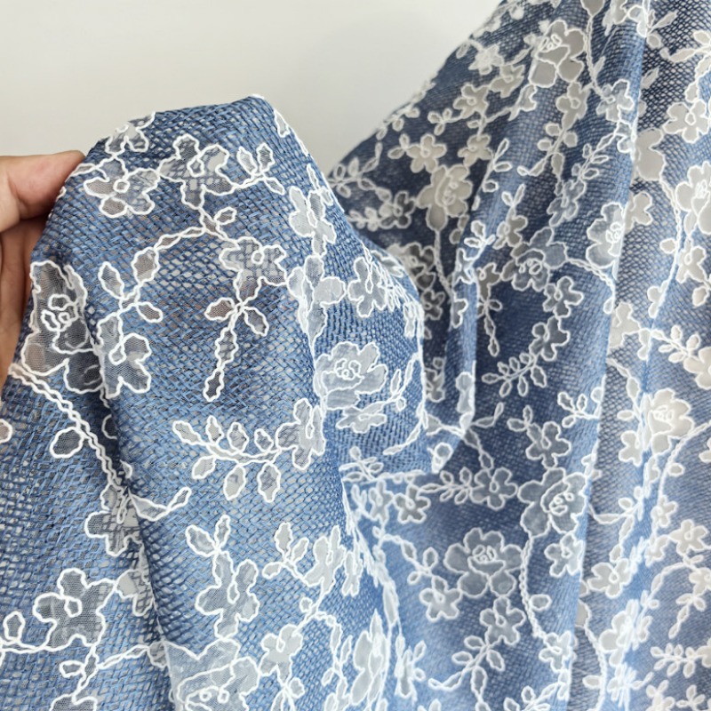 Floral Embroidery Tulle Lace F - Embroidery Flower Pattern review and price