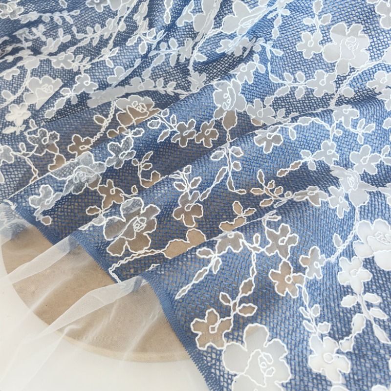 Floral Embroidery Tulle Lace F - Embroidery Flower Pattern review and price