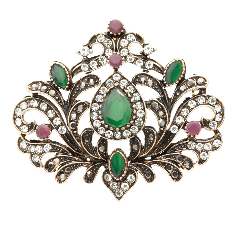 Vintage Turkish Women Brooch B - Embroidery Fonts review and price