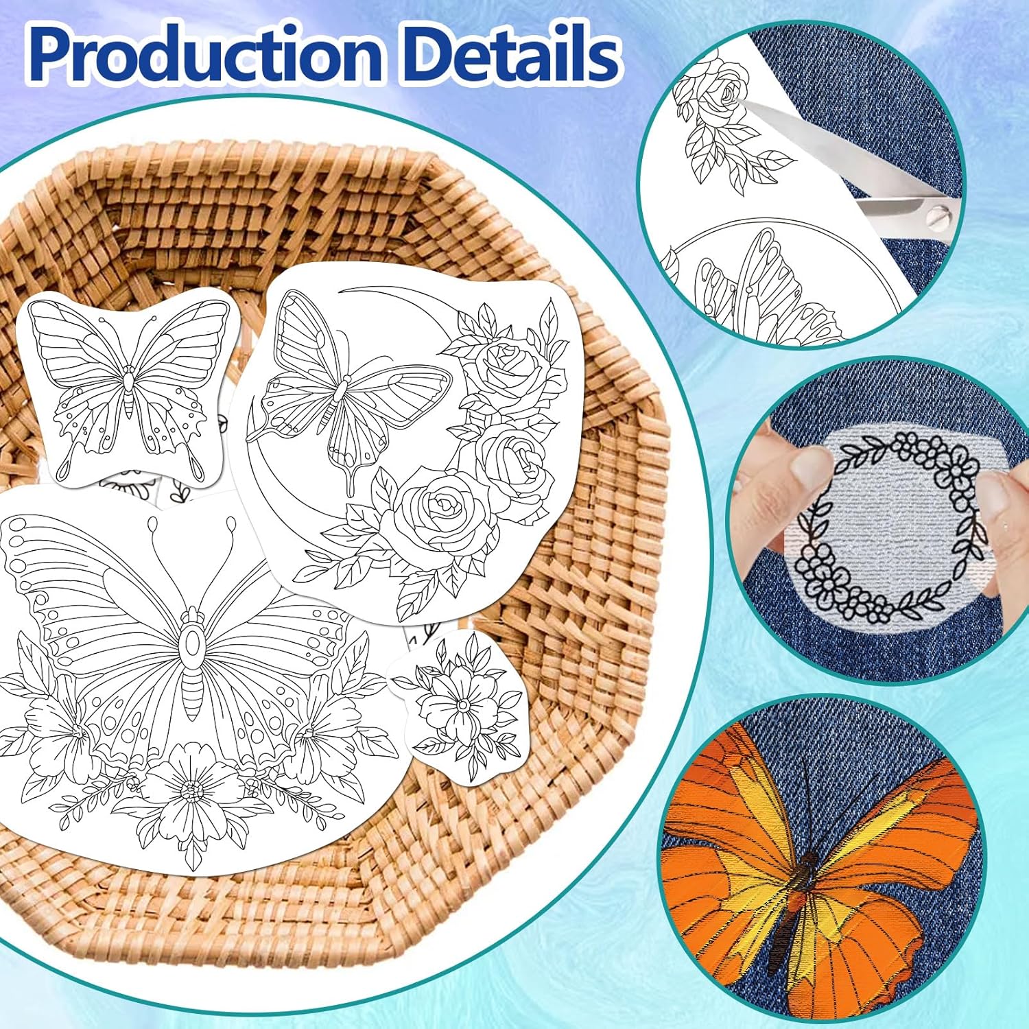Stick and Stitch Water Soluble - Embroidery Flower Pattern review and price