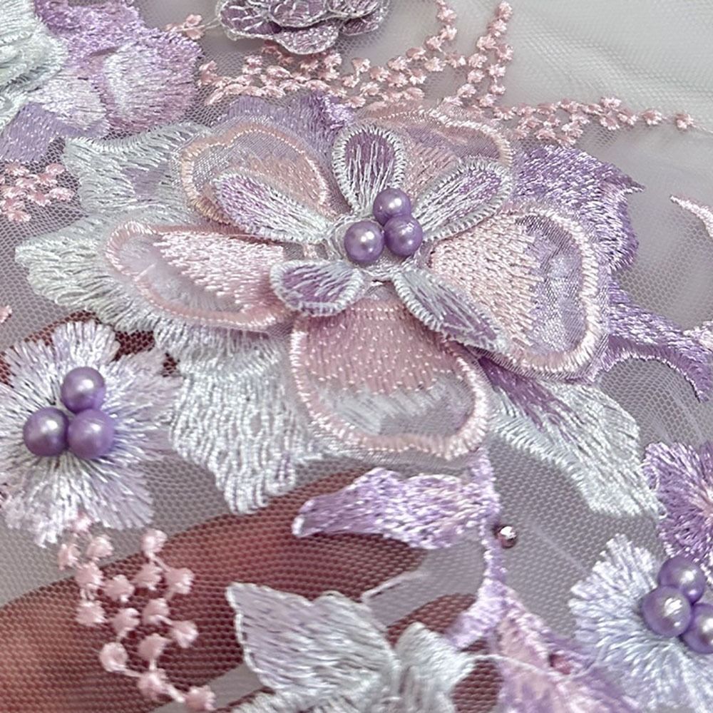 Fashion Elegant Colorful Sequi - Embroidery Flower Pattern review and price
