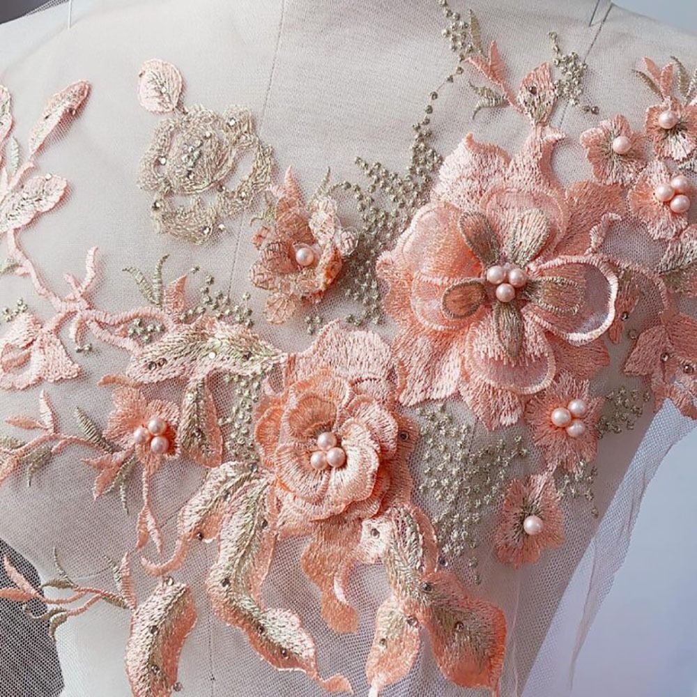 Fashion Elegant Colorful Sequi - Embroidery Flower Pattern review and price