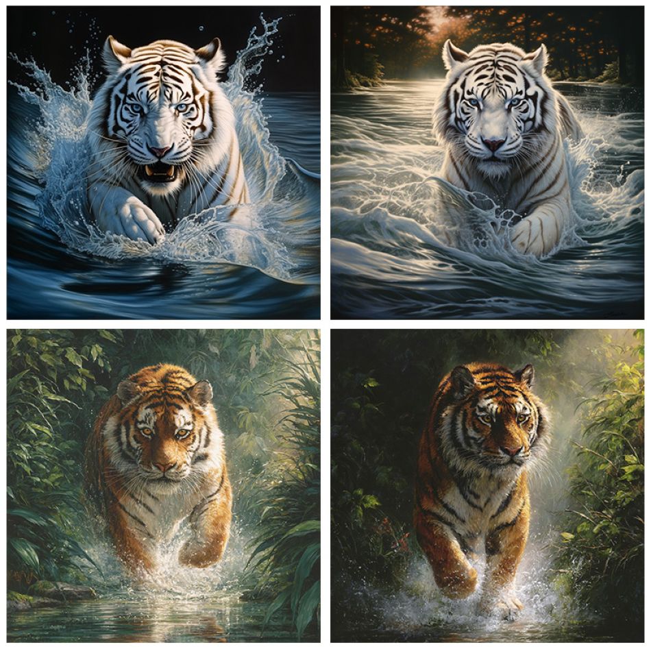 CHENISTORY Tiger Diamond Paint - Embroidery Ideas For Bags review and price