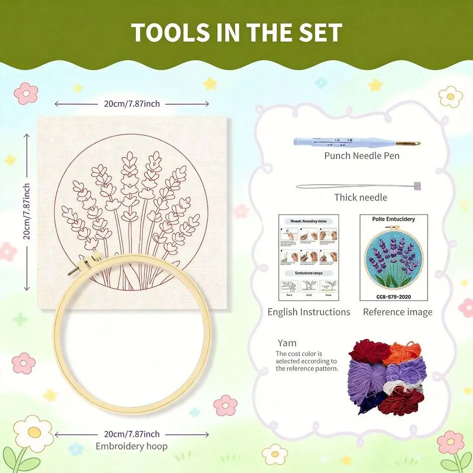RUOPOTY Punch Needle Frame Blu - Embroidery Ideas For Bags review and price