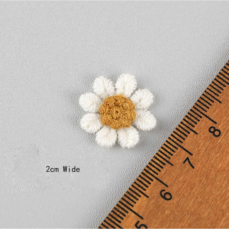 10Pcs Flower Embroidery Patche - Embroidery Letter M review and price