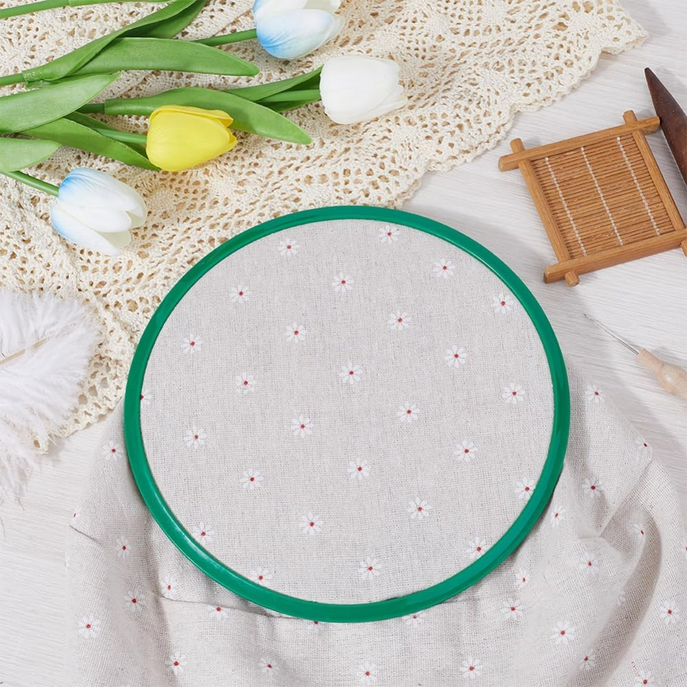 Metal Green Embroidery Hoops L - Embroidery Kit review and price