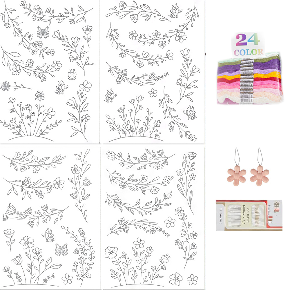 Water Soluble Embroidery Stabi - Embroidery Flower Pattern review and price