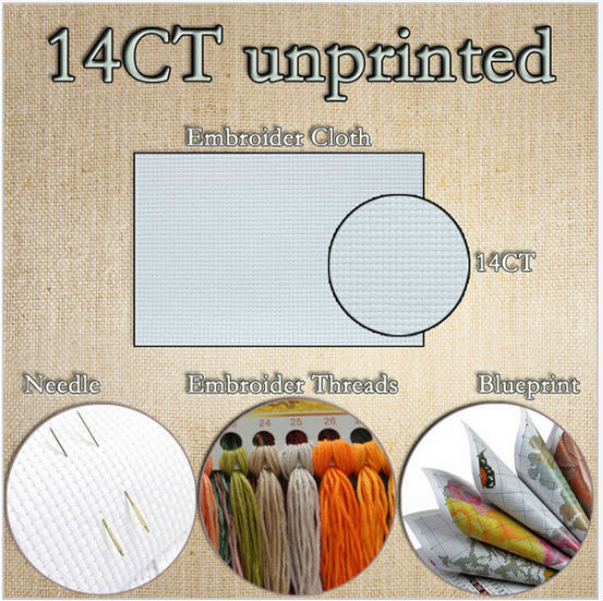 Needlework,embroidery,DIY 16CT - Embroidery X Pattern review and price