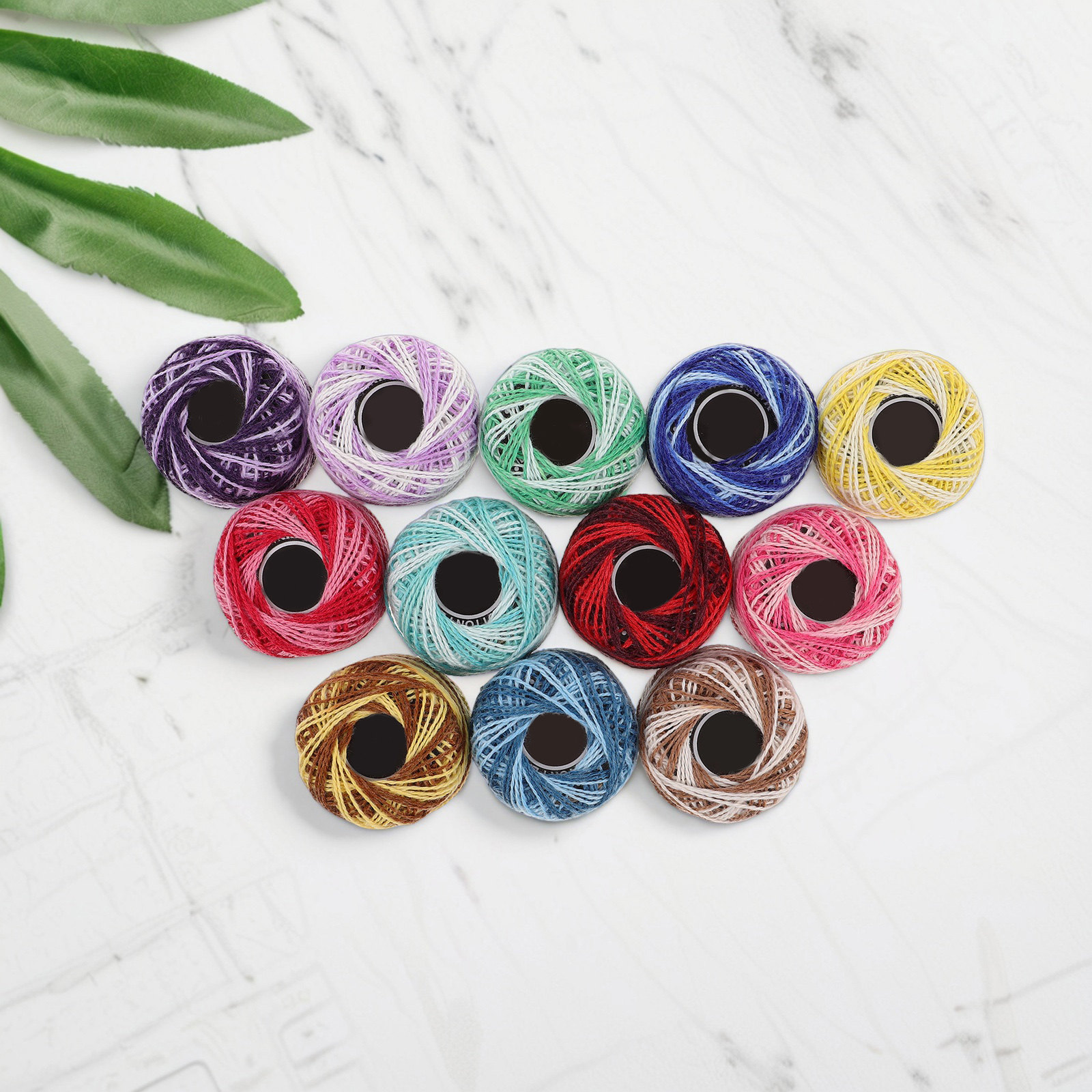 12Pcs Colorful Cotton Embroide - Embroidery Kit review and price
