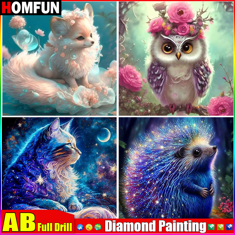 HOMFUN AB Full Diamond Embroid - Embroidery X Pattern review and price