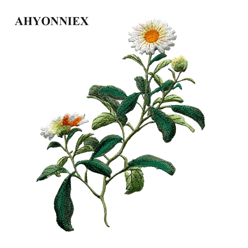 1 Piece Iron on Embroidery Pat - Embroidery Flower Pattern review and price