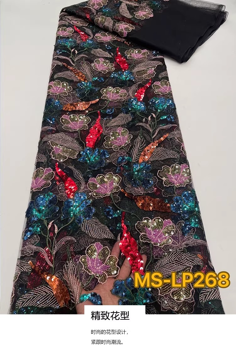 1yard Luxury Double color bead - Embroidery Flower Pattern review and price