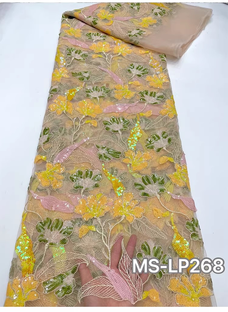 1yard Luxury Double color bead - Embroidery Flower Pattern review and price