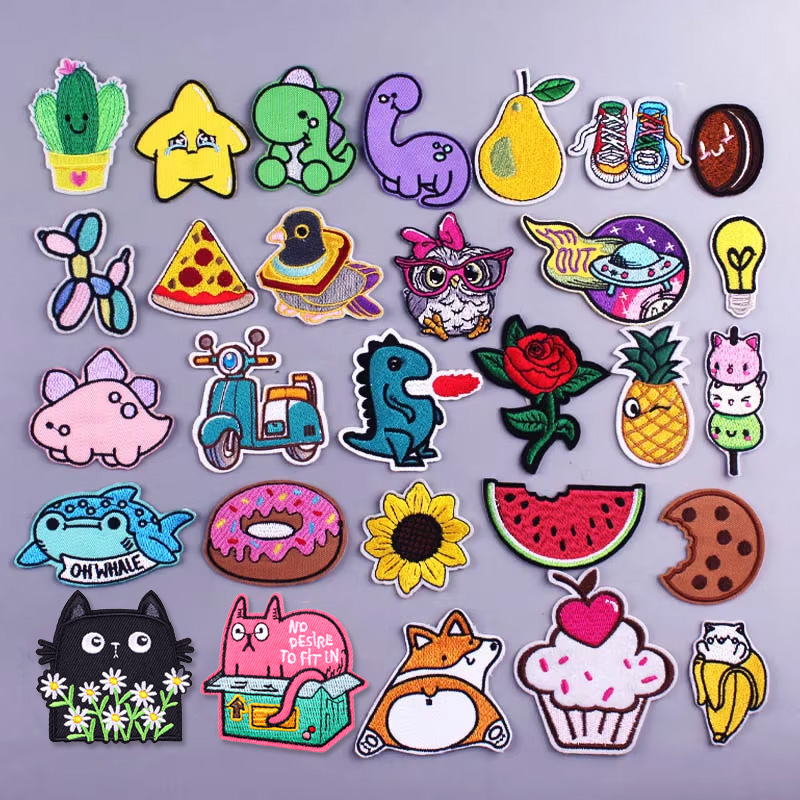 Cute Animals Dinosaur Patch Ir - Embroidery Letter M review and price