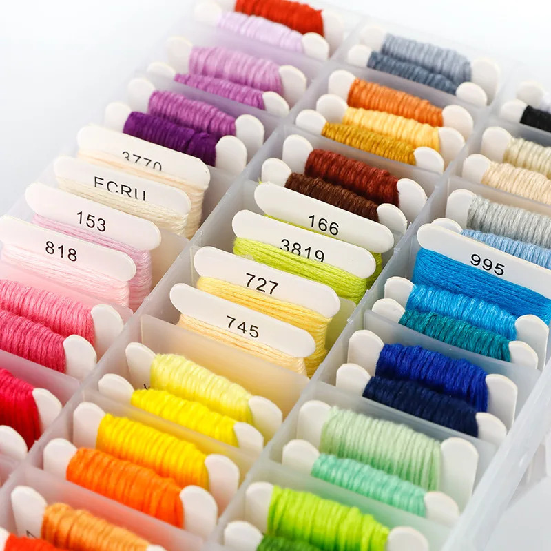 100% Cotton Embroidery Thread  - Embroidery Kit review and price