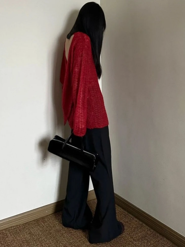 Y2K See-Through Knitted Women' - Embroidery Origin review and price