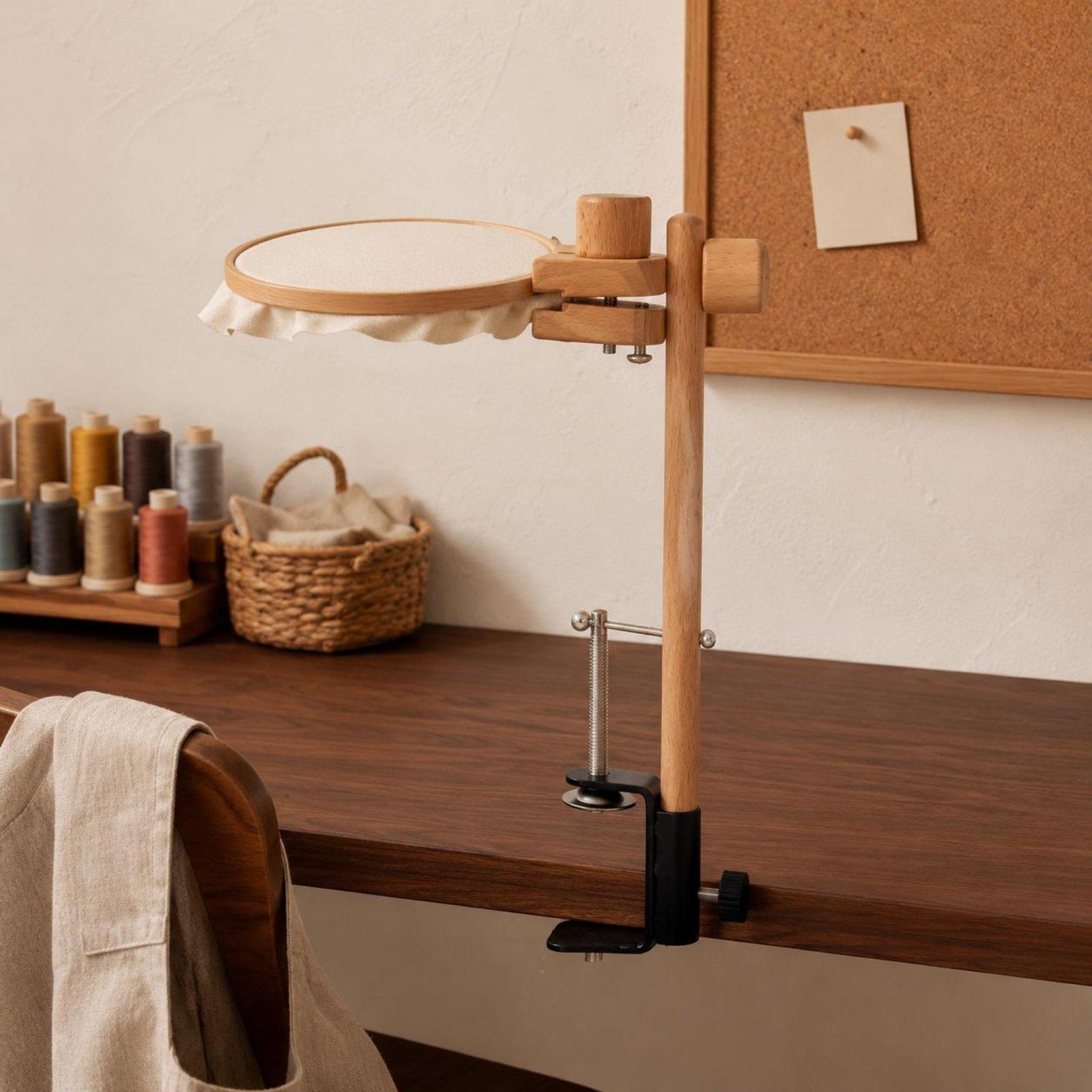 Wooden Desk Embroidery Hoop Fr - Embroidery Hooping review and price
